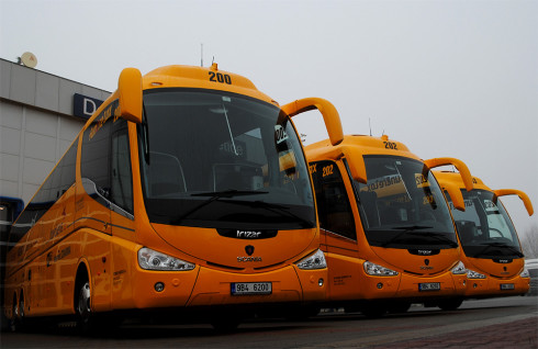 STUDENT AGENCY uvedla do provozu 10 nových autobusů Scania Irizar PB – Fun and Relax