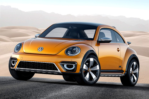 Světová premiéra studie blízké sériové výrobě Volkswagen Beetle Dune v Detroitu (13.-26.ledna)