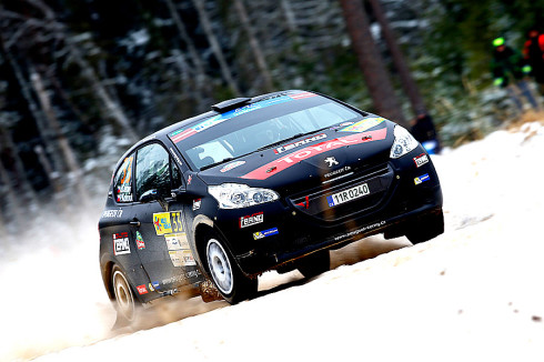 Černý Kohout s Peugeotam 208 R2 zvítězili o víkendu na první rally Juniorského Mistrovství Evropy rally
