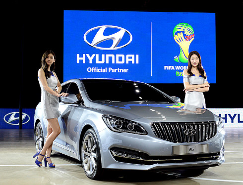 Hyundai na autosalonu v korejském Busanu nový prémiový sedan „AG“, který bude ještě letos uveden na korejský trh