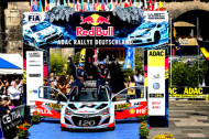 Autoperiskop.cz  – Výjimečný pohled na auta - Tým Hyundai dosáhl na německé rallye skvělého výsledku při své teprve deváté účasti v seriálu FIA World Rally Championship (WRC)