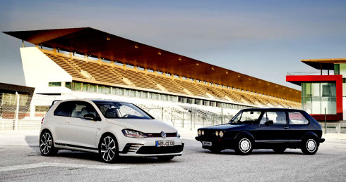 Zwischen dem Golf GTI Clubsport und dem Golf GTI Pirelli liegen fast 33 Jahre Fahrzeugentwicklung