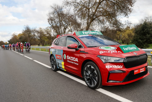 La Vuelta: ŠKODA ENYAQ iV jako ředitelský vůz ve třech etapách závodu kolem Španělska