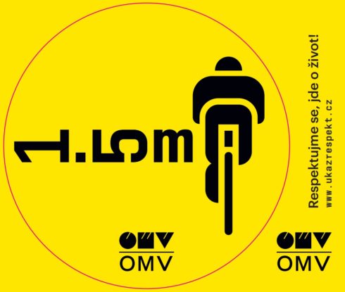 OMV se stává partnerem kampaně „1,5 metru“ zaměřené na snížení úmrtnosti cyklistů