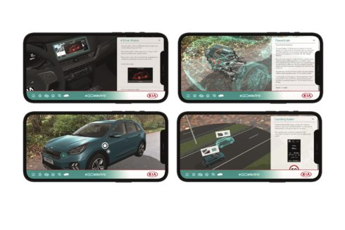 Kia vylepšuje aplikaci pro rozšířenou realitu ‚Go Electric‘ o nové varianty pohonů