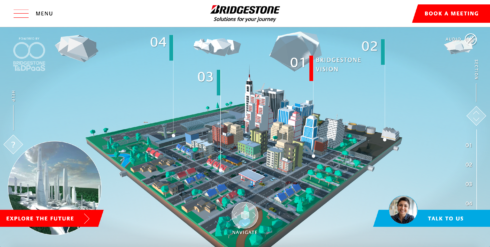 Bridgestone představuje na veletrhu CES 2021 virtuální město budoucnosti včetně vyspělých řešení pro mobilitu