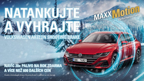 Promoakce OMV – zákazníci mohou nyní tankovat a vyhrát roční zápůjčku Volkswagen Arteon Shooting Brake včetně paliva