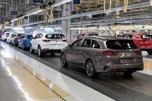 Výrobní výsledky Kia Motors Slovakia v roce 2020