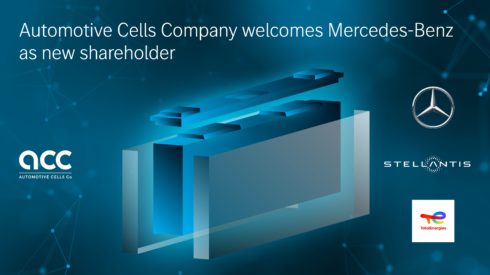 Stellantis a TotalEnergies vítají Mercedes-Benz jako nového partnera podniku Automotive Cells Company (ACC) a zvyšují cílovou kapacitu na nejméně 120 GWh do roku 2030