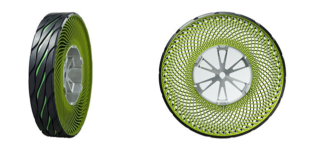 Společnost Bridgestone Corporation představila koncept bezvzduchové pneumatiky
