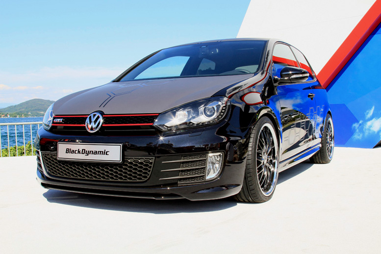 Světová premiéra VW Golf GTI Black Dynamic se odehrála na 31. setkání GTI u jezera Wörthersee v rakouském Reifnitzu