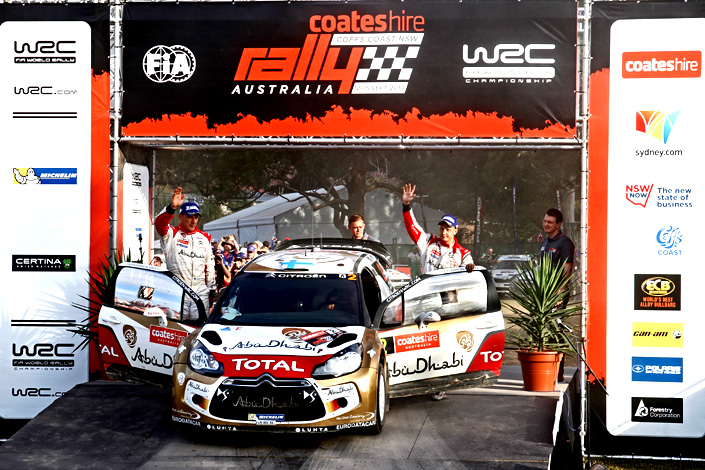 Mikko Hirvonen a Jarmo Lehtinen na Rally Austrálie uhájili stupně vítězů (12. – 15. 9. 2013)