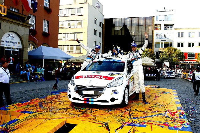 Peugeot Černý Racing slaví po Barum Rally titul mistrů ČR
