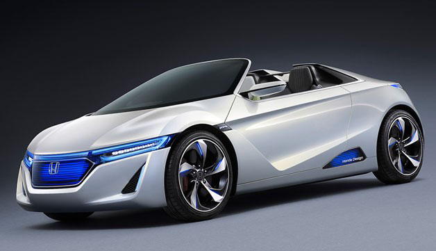 Honda NSX Concept a prototyp evropské verze modelu CR-V na březnovém autosalonu v Ženevě