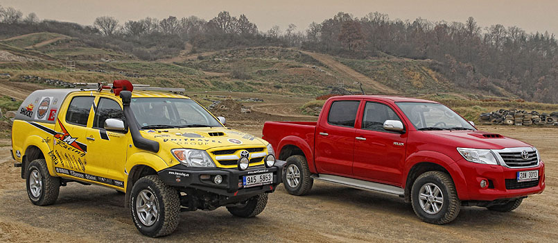 Nová Toyota Hilux obstála při náročném testu soutěžního jezdce Martina Macíka