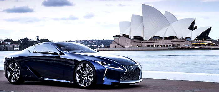 Automobilka Lexus na australském mezinárodním autosalonu v Sydney odhalila svůj senzační koncept LF-LC Blue