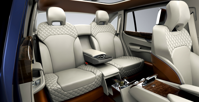 Bentley EXP 9 F superluxusní koncept SUV v Ženevě
