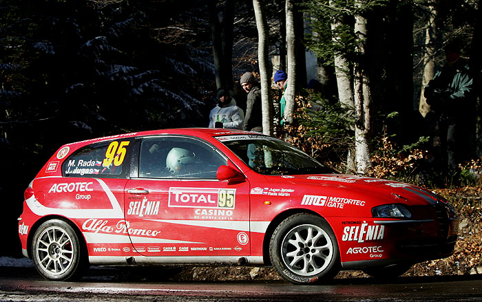 Martin Rada s Alfou Romeo zvítězil na Rallye Monte Carlo ve třídě 8