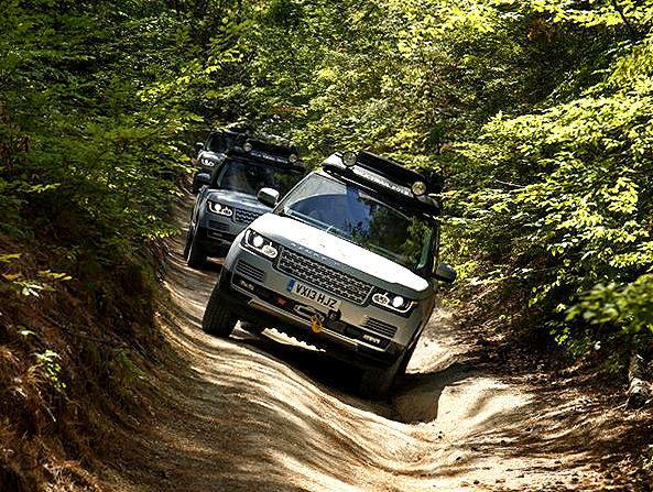 Land Rover na probíhajícím Frankfurtském autosalonu