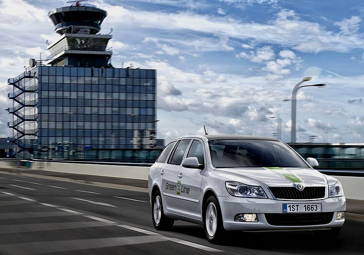 Škoda intenzivně testuje flotilu elektromobilů deseti vozů Škoda Octavia Green E Line