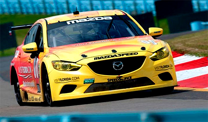Motor s dieselovým pohonem Mazdy ve voze Mazda 6 dobyl další závod Grand-Am