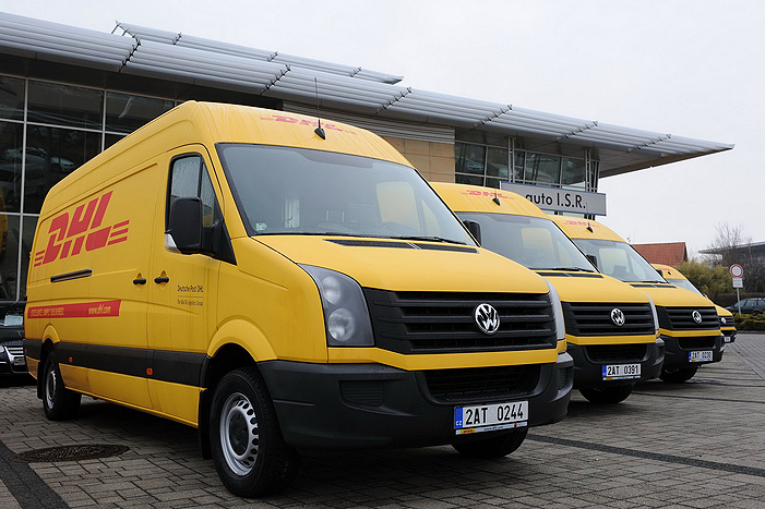 Devětadvacet vozů Volkswagen Crafter pro DHL