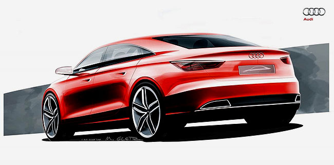 Audi představí v Ženevě atraktivní technickou studii, jejímž základem je budoucí generace Audi A3
