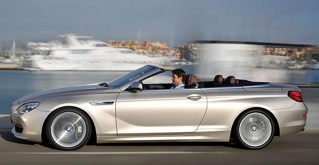 Stručně o novém luxusním 2+2místném BMW řady 6 Cabrio