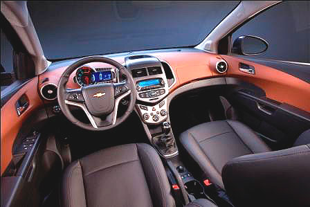 Zcela nový Chevrolet 2012 Aveo/Sonic rozvlnil hladinu Detroitského autosalonu