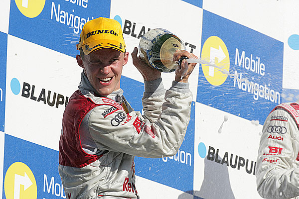 Mattias Ekström s Audi A4 šampionem DTM 2007