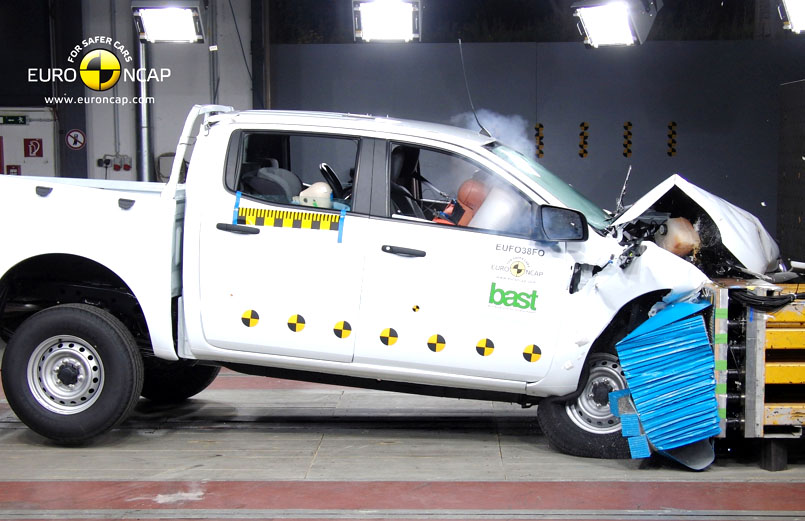 Nový Ford Ranger obdržel jako vůbec první – a dosud jediný pick-up maximální pětihvězdičkové hodnocení Euro NCAP