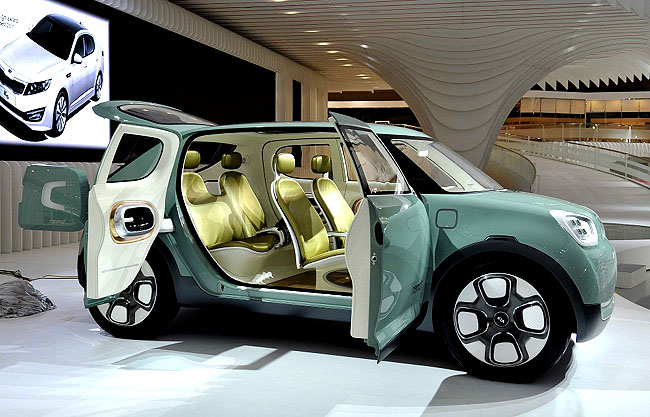 Kia předvedla koncept elektromobilu Naimo