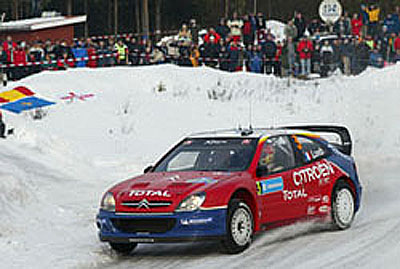 Včera absolvovali jezdci Citroenu úspěšně druhou etapu Švédské rallye