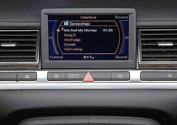 Apple iPod ve všech modelech Audi