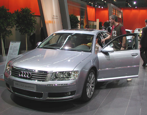 Novinky Audi na autosalonu v Brně 2003