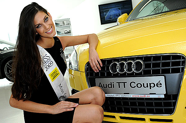 Miss ČR 2009 Aneta Vignerová bude jezdit v Audi TT