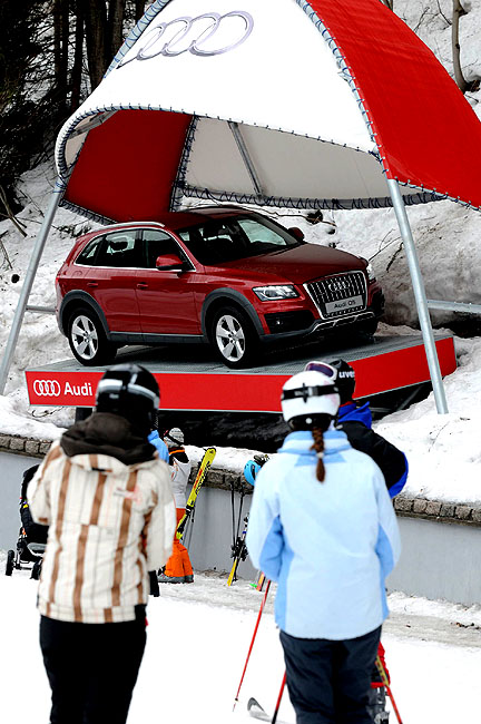 Audi s pohonem všech kol quattro je ve „Špindlu“ jako doma