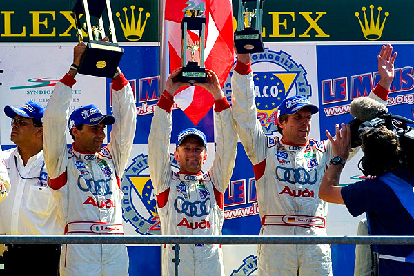 Audi R8 se v závodě na 24 hodin Le Mans rozloučilo dalším vítězstvím