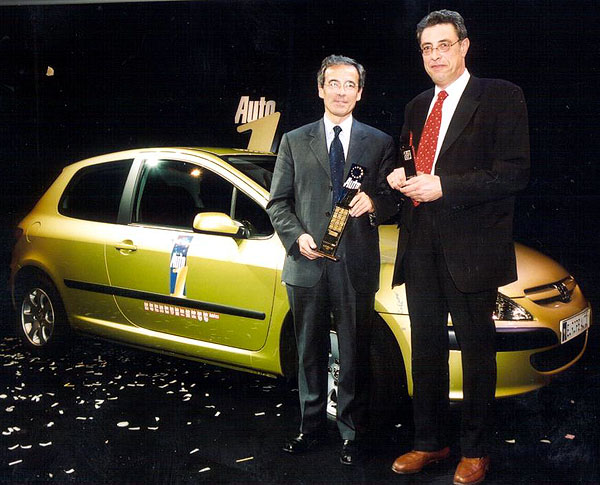 Peugeot 307 získal evropskou cenu Auto 1 vydavatelství Axel Springer