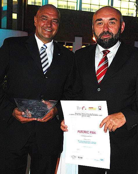 Společnost CROY s.r.o., Generální zastoupení Daimler AG pro UNIMOG v České republice získala cenu AUTOTEC PRIX 2008