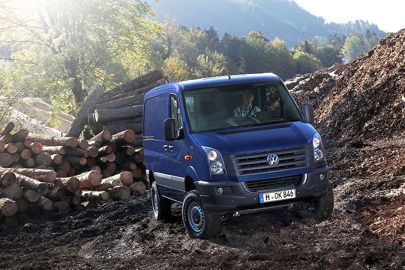 Nový VW Crafter 4Motion s pohonem všech kol Achleitner – s těžkým nákladem do extrémního terénu