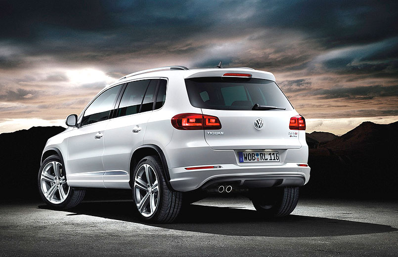 Úspěšný Volkswagen Tiguan SUV je nyní k dispozici také s výbavou R-Line