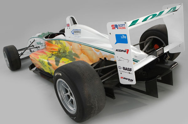 Nový zcela ekologický vůz Formule 3