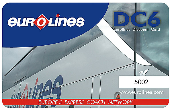 Eurolines Discount Card : cestujte levněji po Evropě