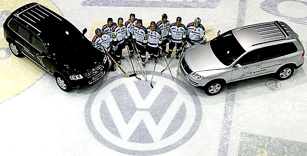 Volkswagen na sněhu a ledu