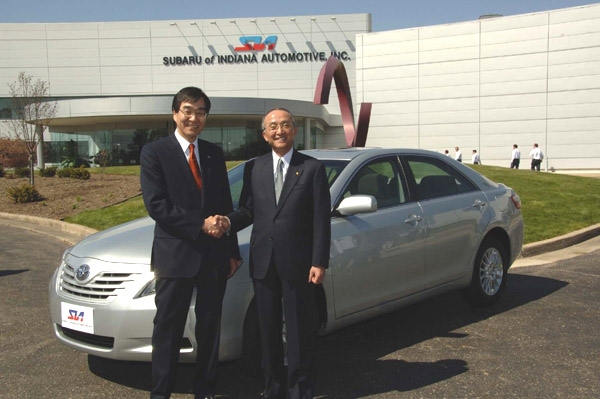 Společnost Fuji Heavy Industries zahajuje ve Spojených státech výrobu Toyoty Camry