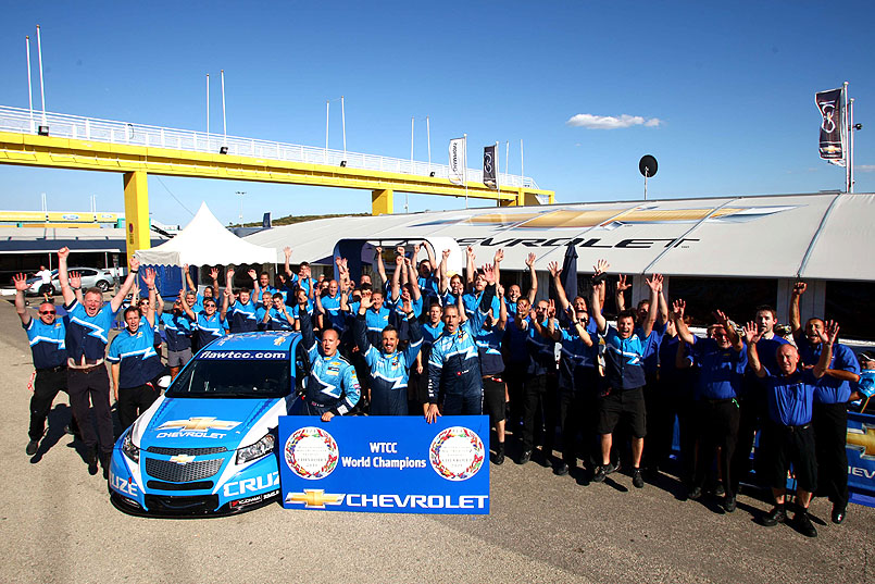Chevrolet získal druhý titul Mistra světa v hodnocení výrobců v seriálu WTCC