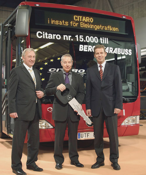 Švédský autobusový dopravce Bergkvarabuss dostal patnáctitisící Mercedes-Benz Citaro
