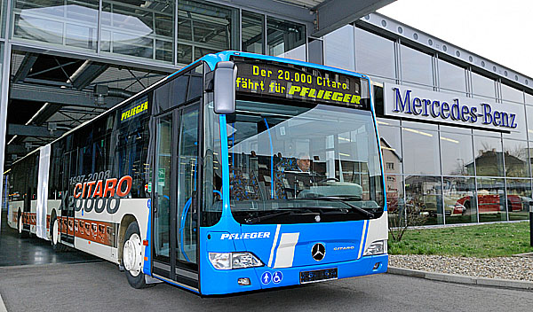 Autobus Mercedes-Benz Citaro láme všechny rekordy