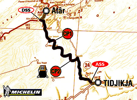 7. ledna 2004 soutěžící absolvovali 7. etapu Rallye Dakar